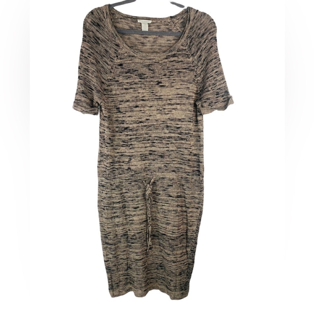 White + Warren Linen Cotton Dress Size S